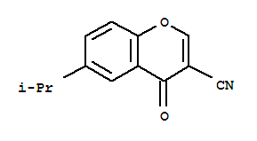 6-异丙基-4-氧代-4H-1-苯并吡喃-3-甲腈