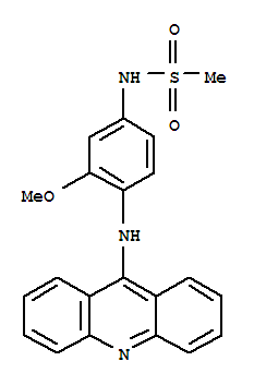 4-(9-吖啶基氨基)-N-(甲磺酰基)-间甲氧基苯胺