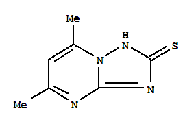 5,7-二甲基-[1,2,4]噻唑并[1,5-a]嘧啶-2-氢硫化物