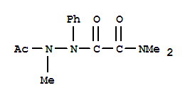 N'-乙酰基-2-(二甲基氨基)-N'-甲基-2-氧代-N-苯基乙酰肼