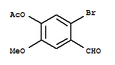 4-乙酰氧基-2-溴-5-甲氧基苯甲醛