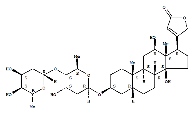 异羟基洋地黄毒苷配基双洋地黄毒糖苷