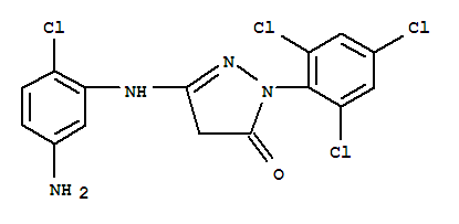3-(5-氨基-2-氯苯胺基)-1-(2,4,6-三氯苯基)-5-吡唑啉酮