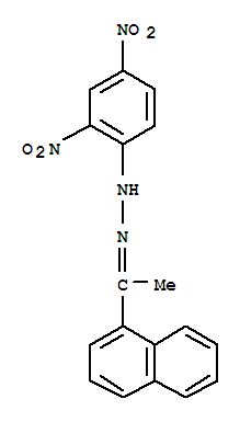 N-(1-萘-1-基亚乙基氨基)-2,4-二硝基-苯胺