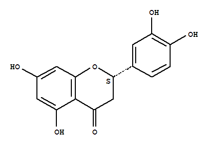 圣草酚; (S)-2-(3,4-二羟基苯基)-2,3-二氢-5,7-二羟基-4-香豆素