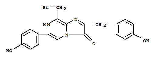 腔肠素; 2-[(4-羟基苯基)甲基]-6-(4-羟基苯基)-8-苄基-咪唑并[1,2-a]吡嗪-3-(7H)-酮