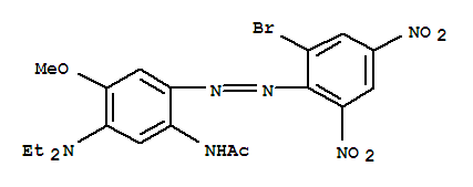 分散蓝 291; N-[2-[(2-溴-4,6-二硝基苯基)偶氮]-5-(二乙氨基)-4-甲氧基苯基]乙酰胺