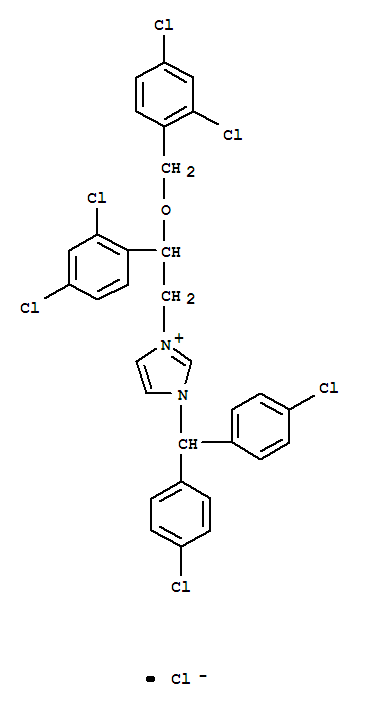 1-(双(4-氯苯基)甲基)-3-(2-((2,4-二氯苄基)氧基)-2-(2,4-二氯苯基)乙基)-1H-咪唑-3-鎓氯化物