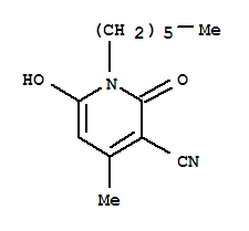 3-氰基-4-甲基-6-羟基-N-己基-2-吡啶酮