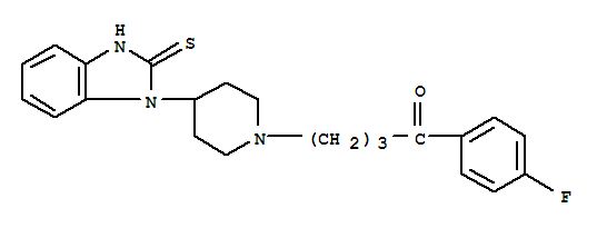替米哌隆; 4-[4-(2,3-二氢-2-硫酮-1H-苯并咪唑-1-基)-1-哌啶基]-1-(4-氟苯基)-1-丁酮