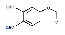 6 -甲氧基- 1,2-亚甲二氧基苯- 5 -甲醛