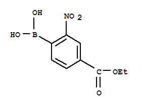 4-乙氧基甲酰-2-硝基苯硼酸