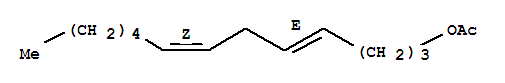 反-4,顺-7-十三碳二烯-1-醇醋酸酯