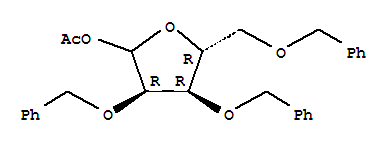  1-乙酰氧基-2,3,5-三苄氧基-D-呋喃核糖 