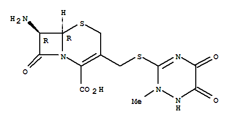 (6R-反式)-7-氨基-8-氧代-3-[[(1,2,5,6-四氢-2-甲基-5,6-二氧代-1,2,4-三嗪-3-基)硫代]甲基]-5-硫杂-1-氮杂双环[4.2.0]辛-2-烯-2-羧酸