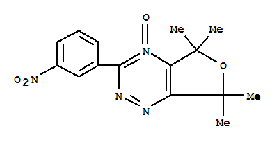 5,7-二氢-5,5,7,7-四甲基-3-(3-硝基苯基)呋喃并(3,4-e)-As-三嗪 4-氧化物
