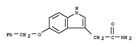 5-苄氧基吲哚-3-乙酰胺