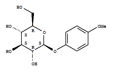 4-甲氧基苯基β-D-吡喃葡萄糖苷对照品(标准品) | 6032-32-2
