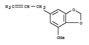 肉豆蔻醚; 5-烯丙基-2,3-(亚甲二氧基)苯甲醚