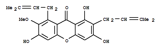 山竺提取物; 罗汉果提取物; 曼果斯廷; 1,3,6-三羟基-7-甲氧基-2,8-双(3-甲基-2-丁烯基)-9H-氧杂蒽-9-酮