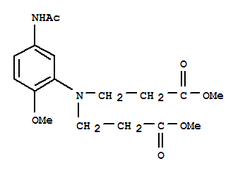 3-(N,N-二甲氧基羰基乙基)氨基-4-甲氧基乙酰苯胺
