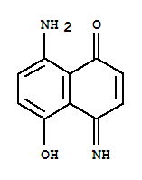 4-亚氨基-5-羟基-8-氨基-1(4H)-萘酮