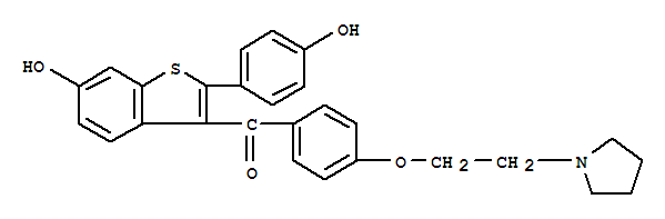 [6-羟基-2-(4-羟基苯基)苯并[b]噻吩-3-基][4-[2-(1-吡咯烷基)乙氧基]苯基]-甲酮