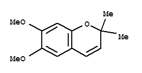 早熟素 II; 6,7-二甲氧基-2,2-二甲基-3-色烯; 6,7-二甲氧基-2,2-二甲基-2H-1-苯并吡喃