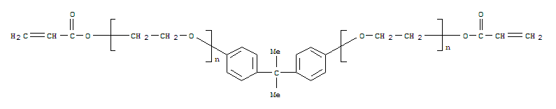 α,α’-[(1-甲基亚乙基)双-4,1-亚苯基]双[ω-[(2-丙烯酰基)氧基]-聚环氧乙烷