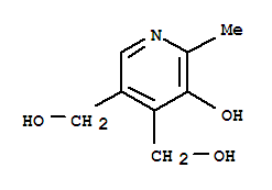 2-甲基-3-羟基-4，5-二羟甲基吡啶