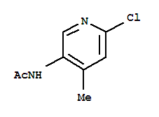2-氯-4-甲基-5-(乙酰氨基)吡啶 168083