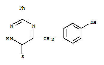 5-[(4-甲基苯基)甲基]-3-苯基-1,2,4-三嗪-6(1H)-硫酮