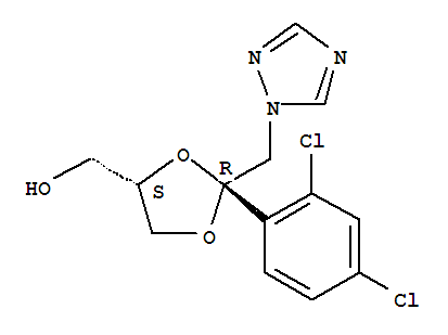 顺式-2-(2,4-二氯苯基)-2-(1H-1,2,4-三唑-1-基甲基)-1,3-二氧戊环-4-甲醇