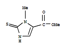 1-甲基-2-硫基-1H-咪唑-5-羧酸甲酯