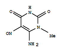 6-氨基-1-甲基-5-异亚硝基尿嘧啶