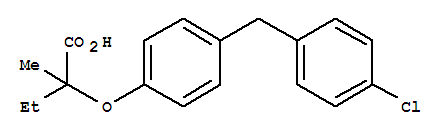 2-(4-(4-氯苄基)苯氧基)-2-甲基丁酸