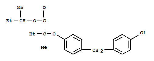 丁烷-2-基2-[4-[(4-氯苯基)甲基]苯氧基]-2-甲基-丁酸酯