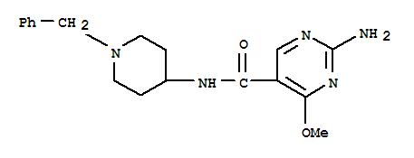 2-氨基-4-甲氧基-N-[1-(苯基甲基)哌啶-4-基]嘧啶-5-甲酰胺