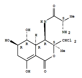 (2S)-N-[(3S,4R,4aR,5R,6R)-3-(二氯甲基)-1,5,6-三羟基-3-甲基-8-氧代-4a,5,6,7-四氢-4H-异苯并吡喃-4-基]-2-氨基丙酰胺