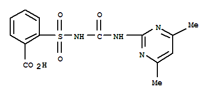 嘧磺隆酸; 2-(3-(4,6-二甲基嘧啶-2-基)脲磺酰)苯甲酸