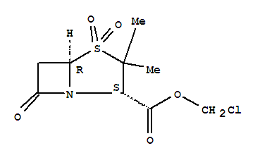 氯甲基(2S,5R)-3,3-二甲基-7-氧代-4-硫杂-1-氮杂双环[3.2.0]庚烷-2-羧酸酯4,4-二氧化物