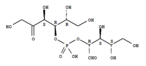 [(3S,4R,5R)-3,4,5,6-四羟基-2-氧代己基][(2R,3S,4S)-3,4,5-三羟基-1-氧代戊烷-2-基]氢磷酸酯