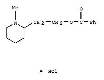 2-(1-甲基哌啶-2-基)乙基苯甲酸酯盐酸盐