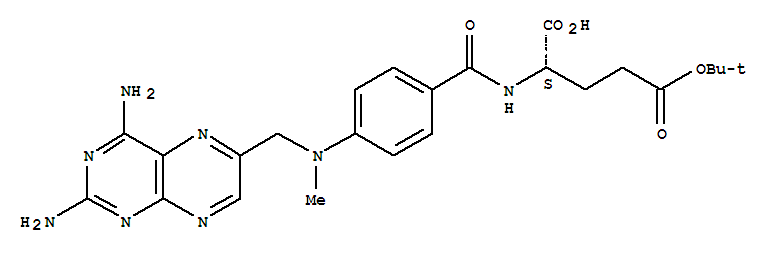 2-[[4-[(2,4-二氨基蝶啶-6-基)甲基-甲基氨基]苯甲酰基]氨基]-5-[(2-甲基丙烷-2-基)氧基]-5-氧代戊酸