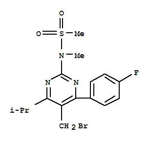 5-(溴甲基)-4-(4-氟苯基)-6-异丙基-2-[甲基(甲磺酰)氨基]嘧啶Z8