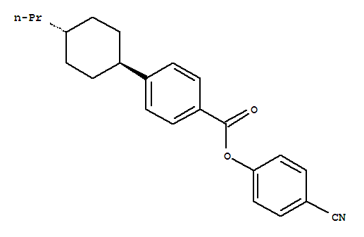 反式-4-(4-丙基环己基)苯甲酸对氰基苯酚酯