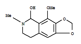 1,3-二氧杂环戊烯并[4,5-g]异喹啉-5-醇,5,6,7,8-四氢-4-甲氧基-6-甲基-
