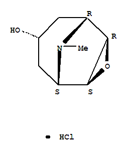 盐酸东莨菪醇; 9-甲基-3-氧代-9-氮杂三环[3.3.1.02.4]壬烷-7-醇盐酸盐