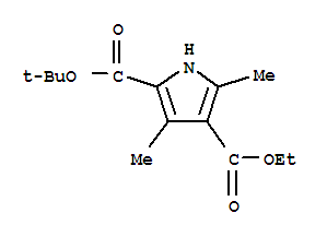 3,5-二甲基吡咯-2-羧酸叔丁酯-4-羧酸乙酯