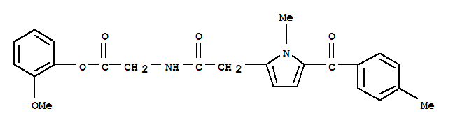 2-甲氧苯基 2-(1-甲基-5-(4-甲基苯甲酰)-1H-吡咯-2-乙酰氨基乙酸酯

